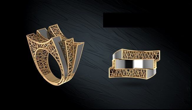 Twin ring 3D model_12