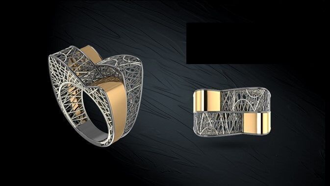 Twin ring 3D model_19