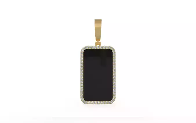 Model 1309 1 OZ PAMP Bar Frame 2mm Diamond