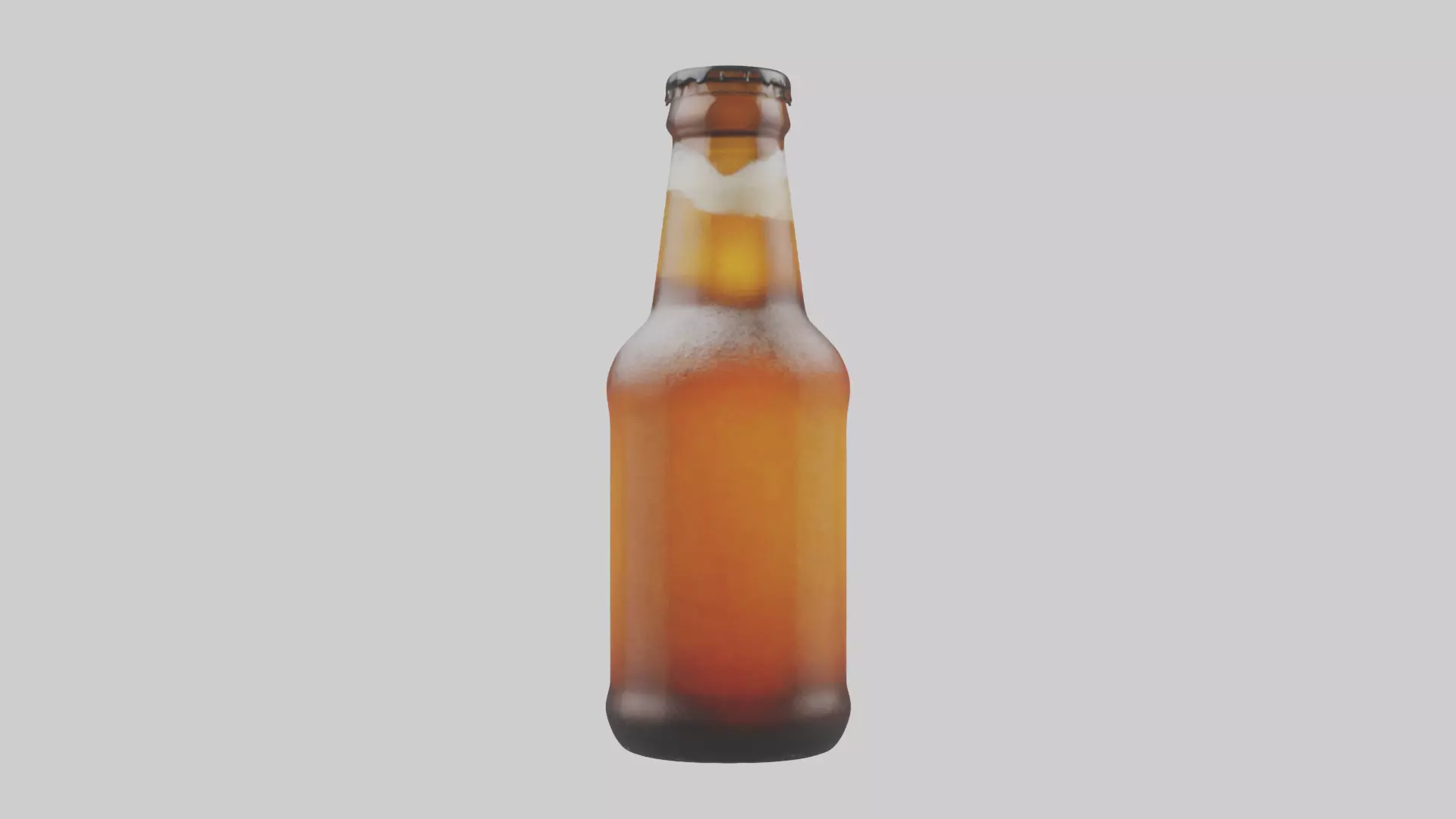 Nonalcoholic beer model Low-poly 3D model_0