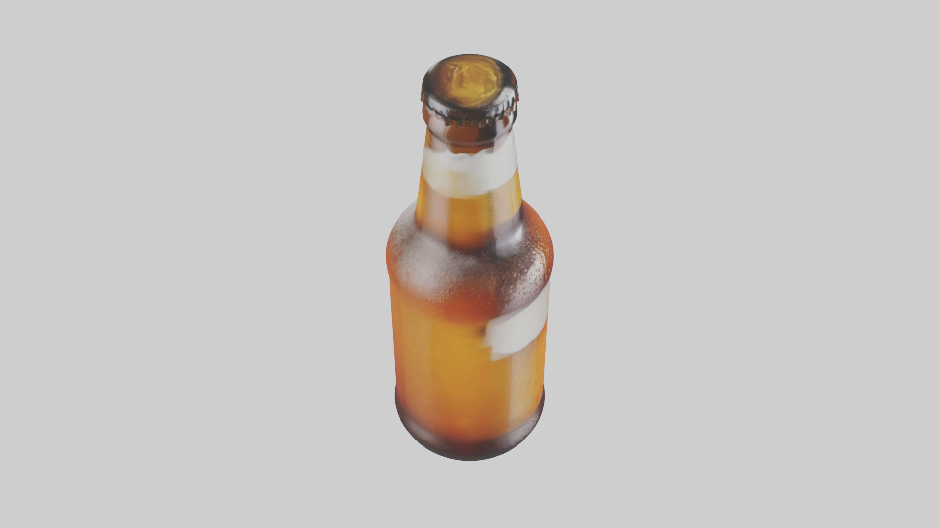 Nonalcoholic beer model Low-poly 3D model_18