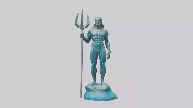 Ocean Preservation Hero Statue model