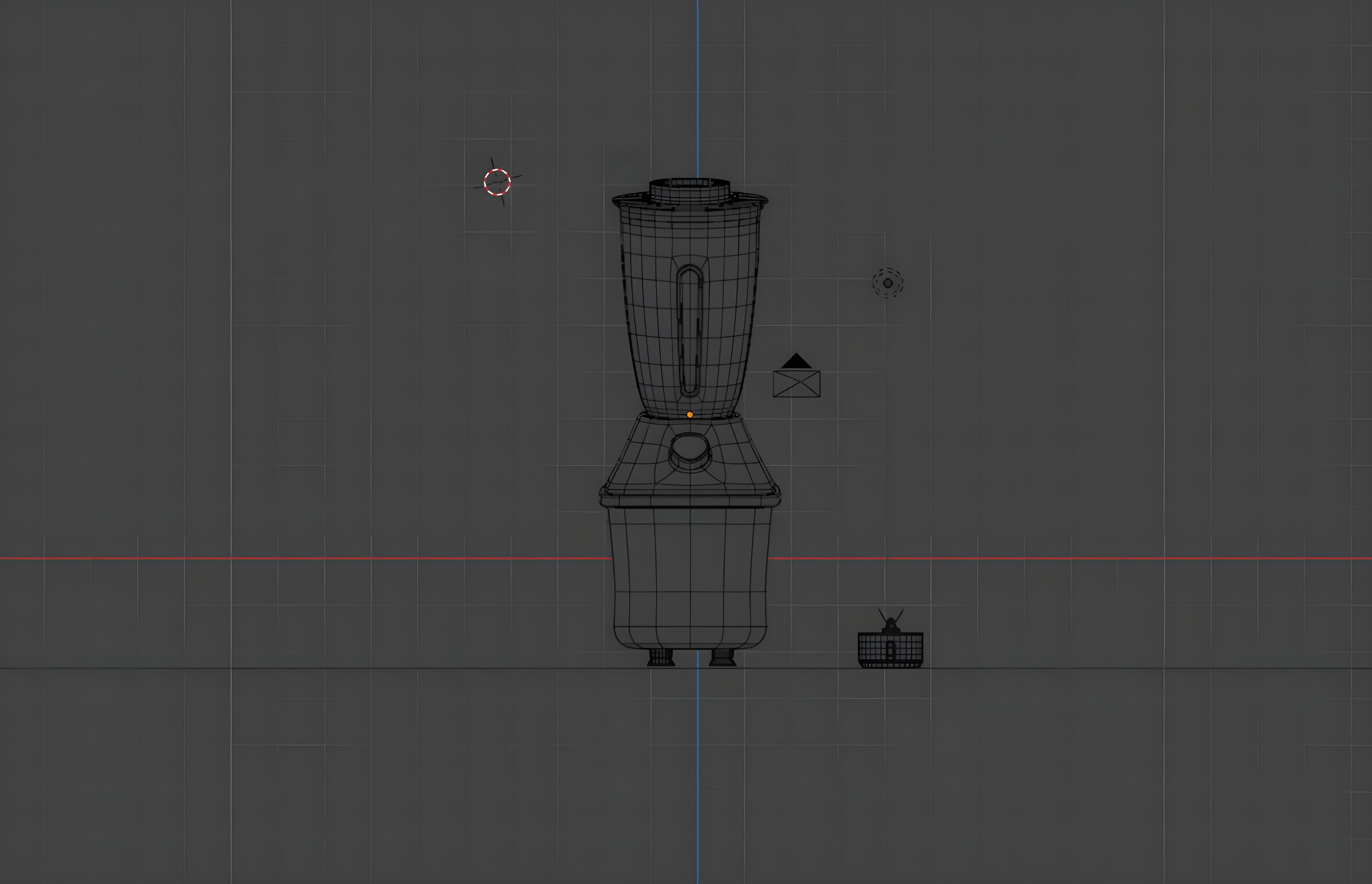 Stylish Blender Kitchen 3D Model for Design Projects 3D model_5