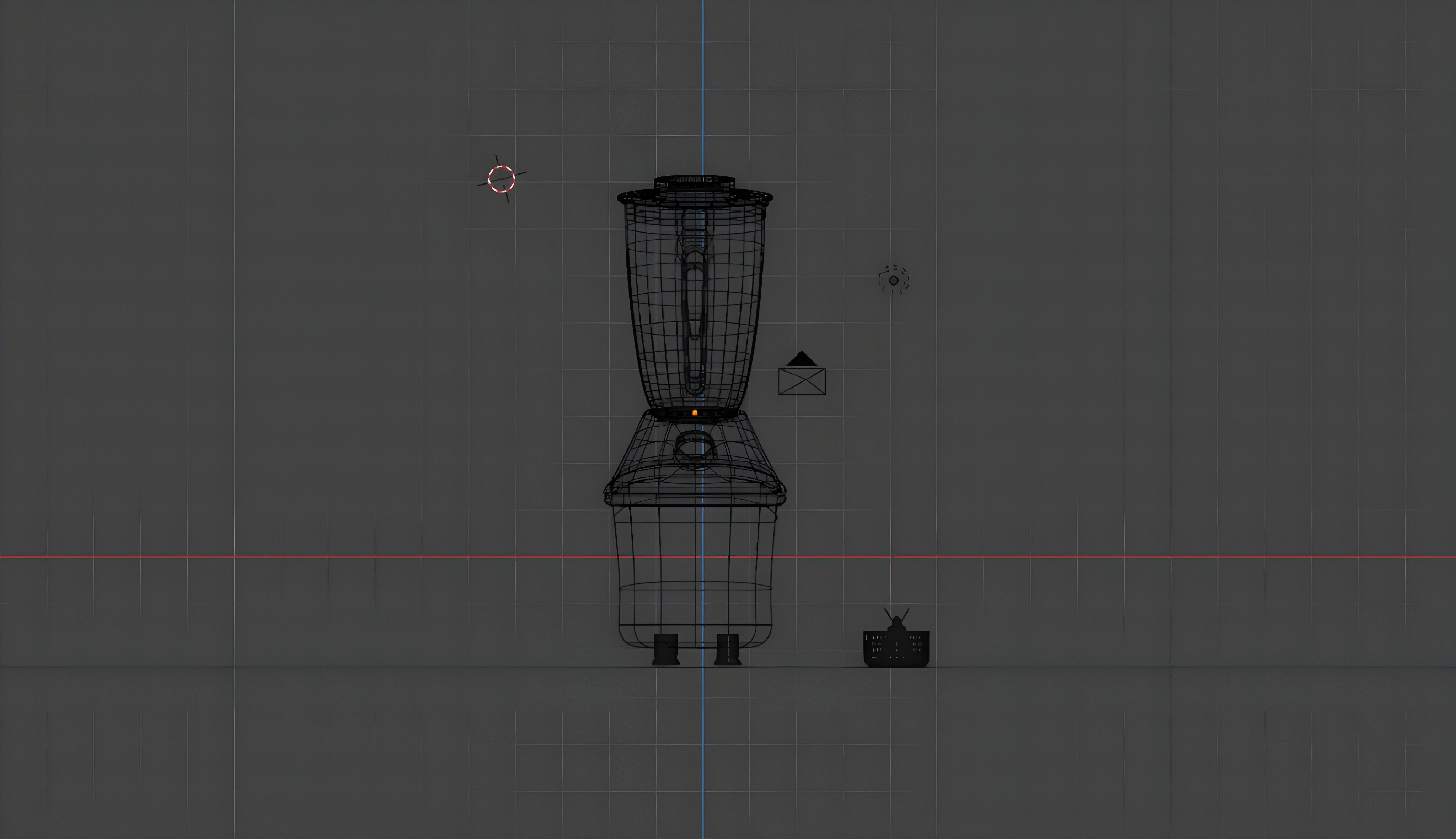 Stylish Blender Kitchen 3D Model for Design Projects 3D model_3