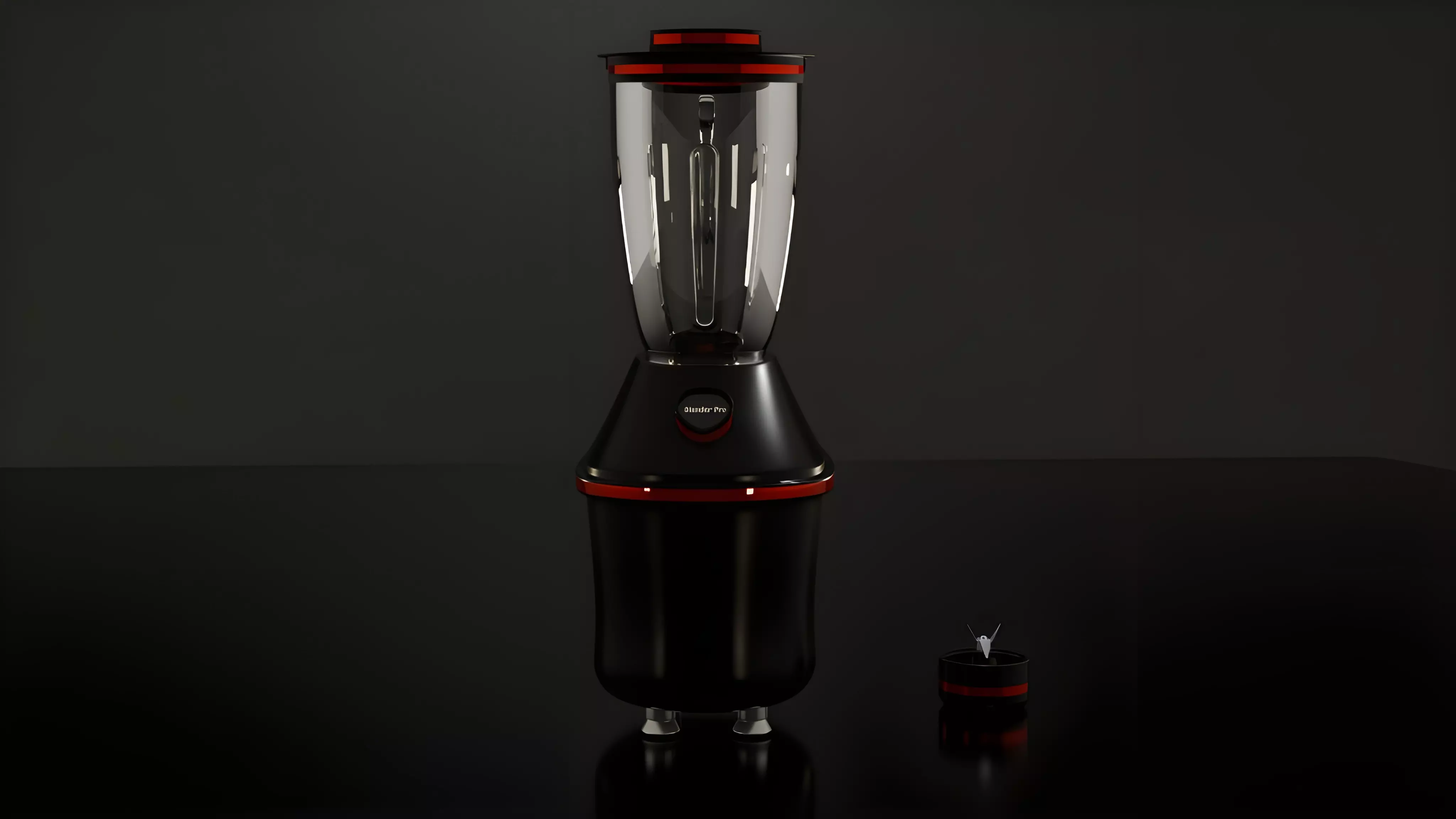 Stylish Blender Kitchen 3D Model for Design Projects 3D model_0