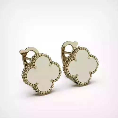 VNCLF earrings BO 04 3D print model VNCLF earrings BO 04 3D print model