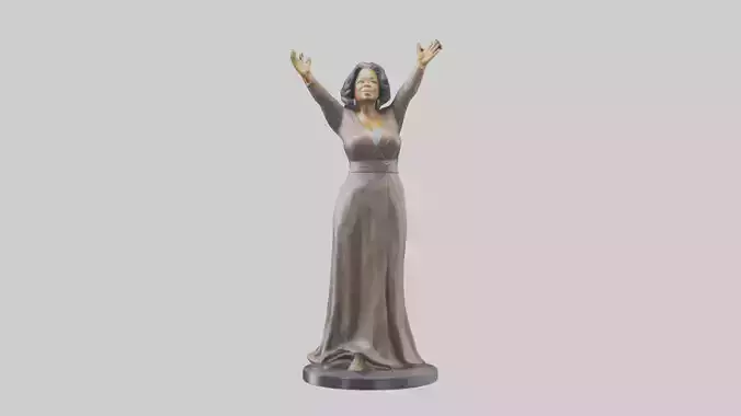 Oprah Winfrey statue model