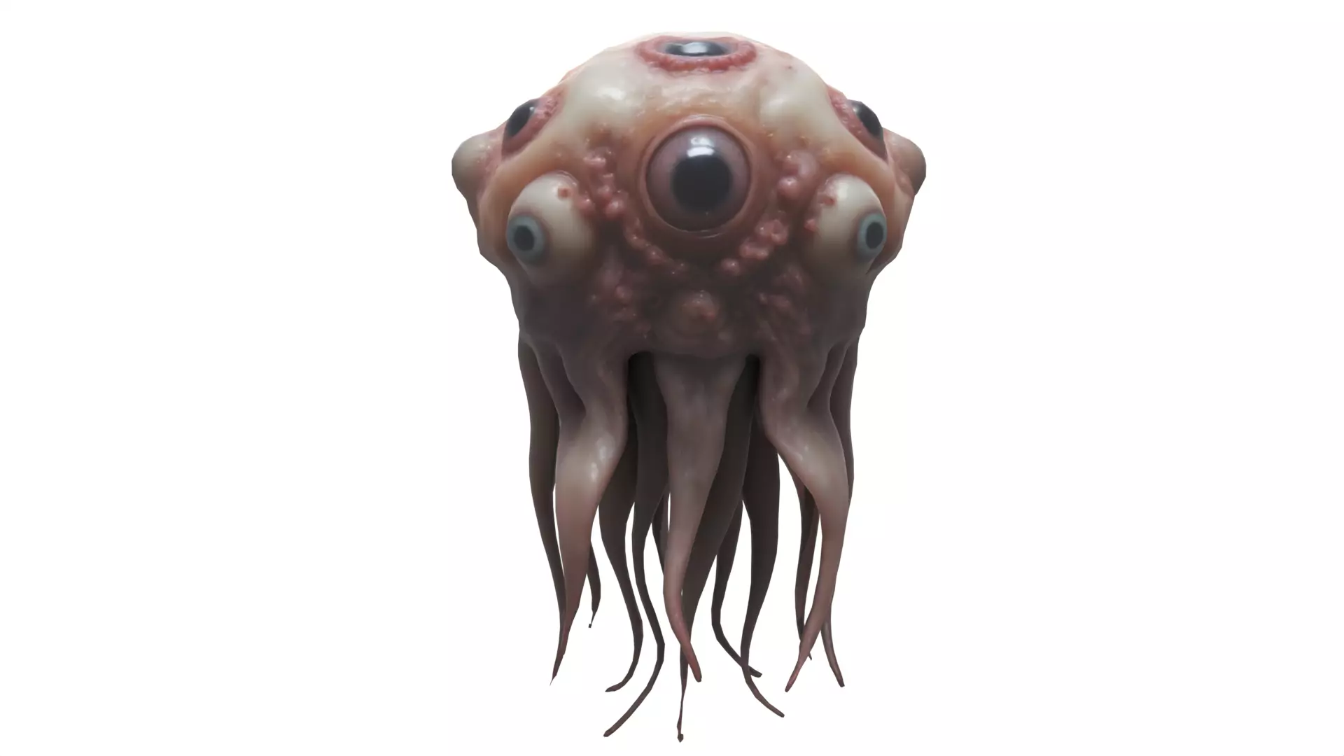 scary creature 02 Low-poly 3D model_0