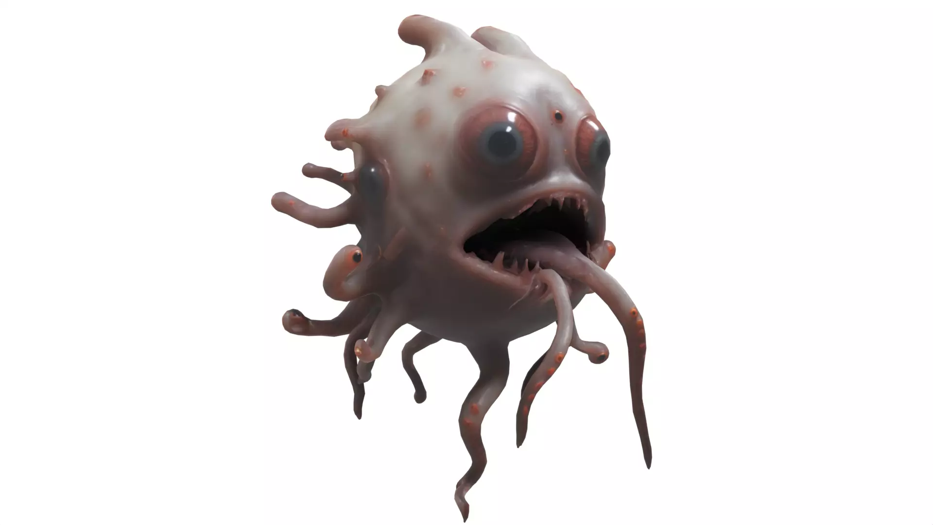 scary creature 03 Low-poly 3D model_0