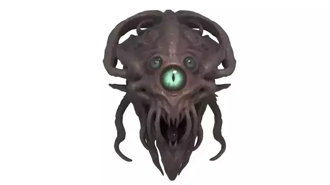 scary creature 04 Low-poly 3D model
