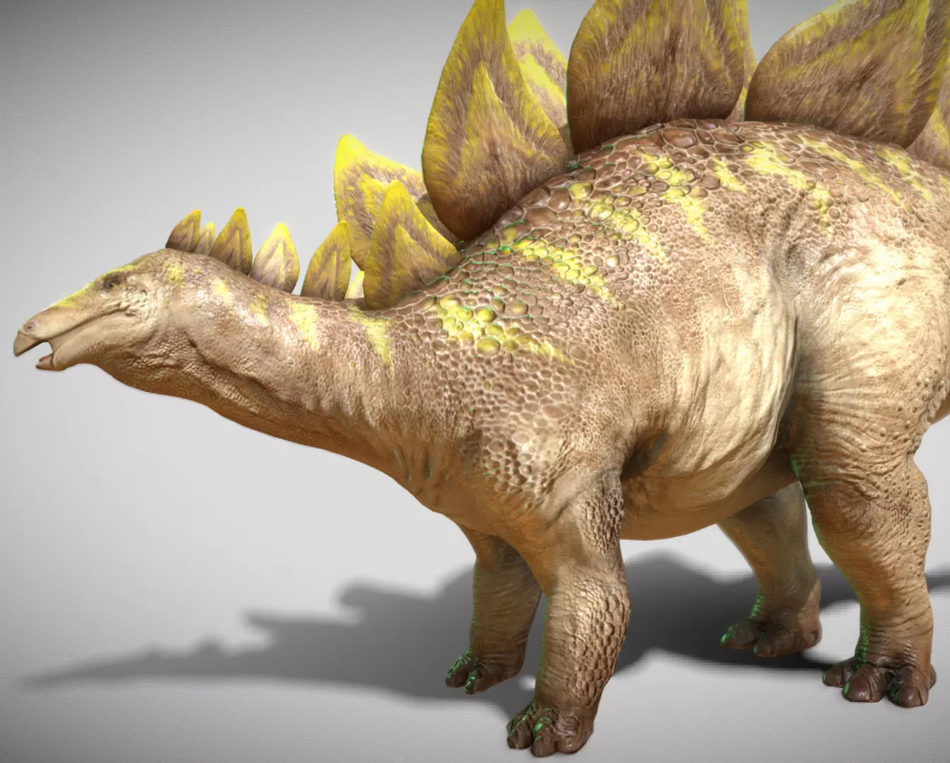 Stegosaurus 2024 Low-poly 3D model