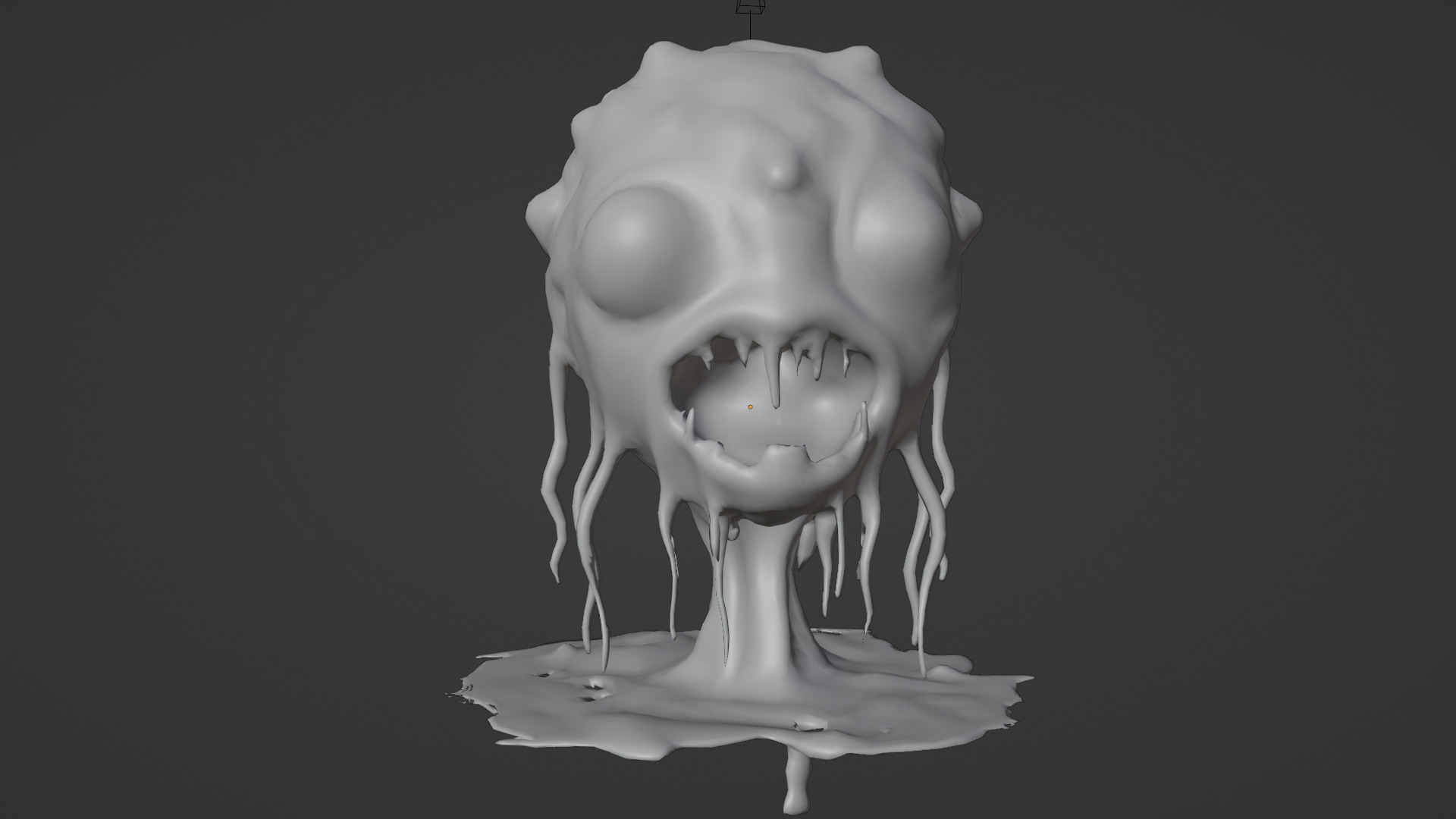 scary creature 05 Low-poly 3D model_5