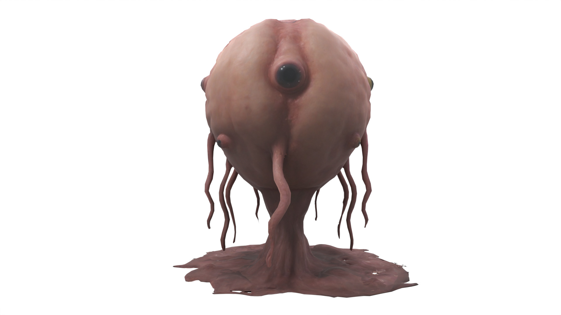 scary creature 05 Low-poly 3D model_4