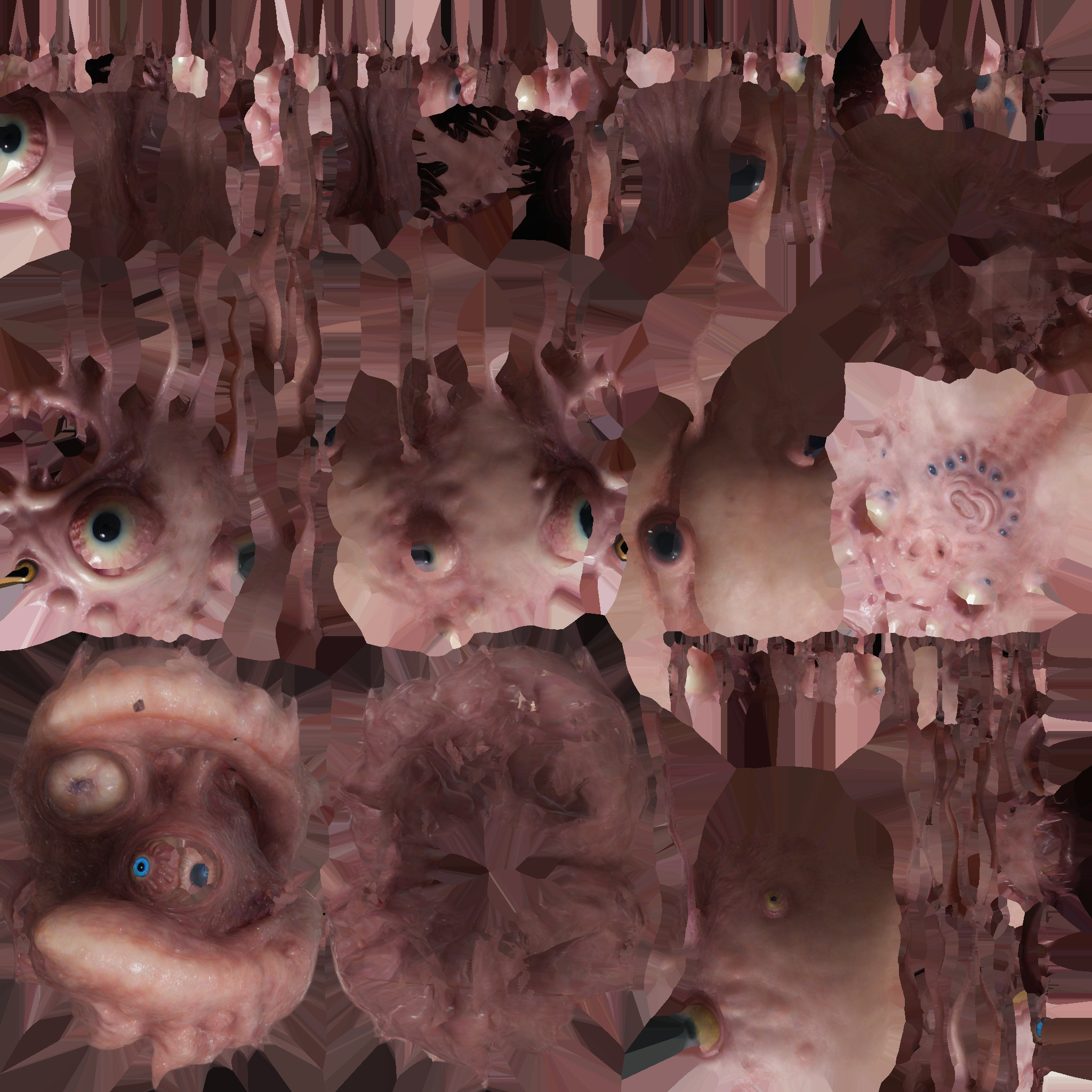 scary creature 05 Low-poly 3D model_7