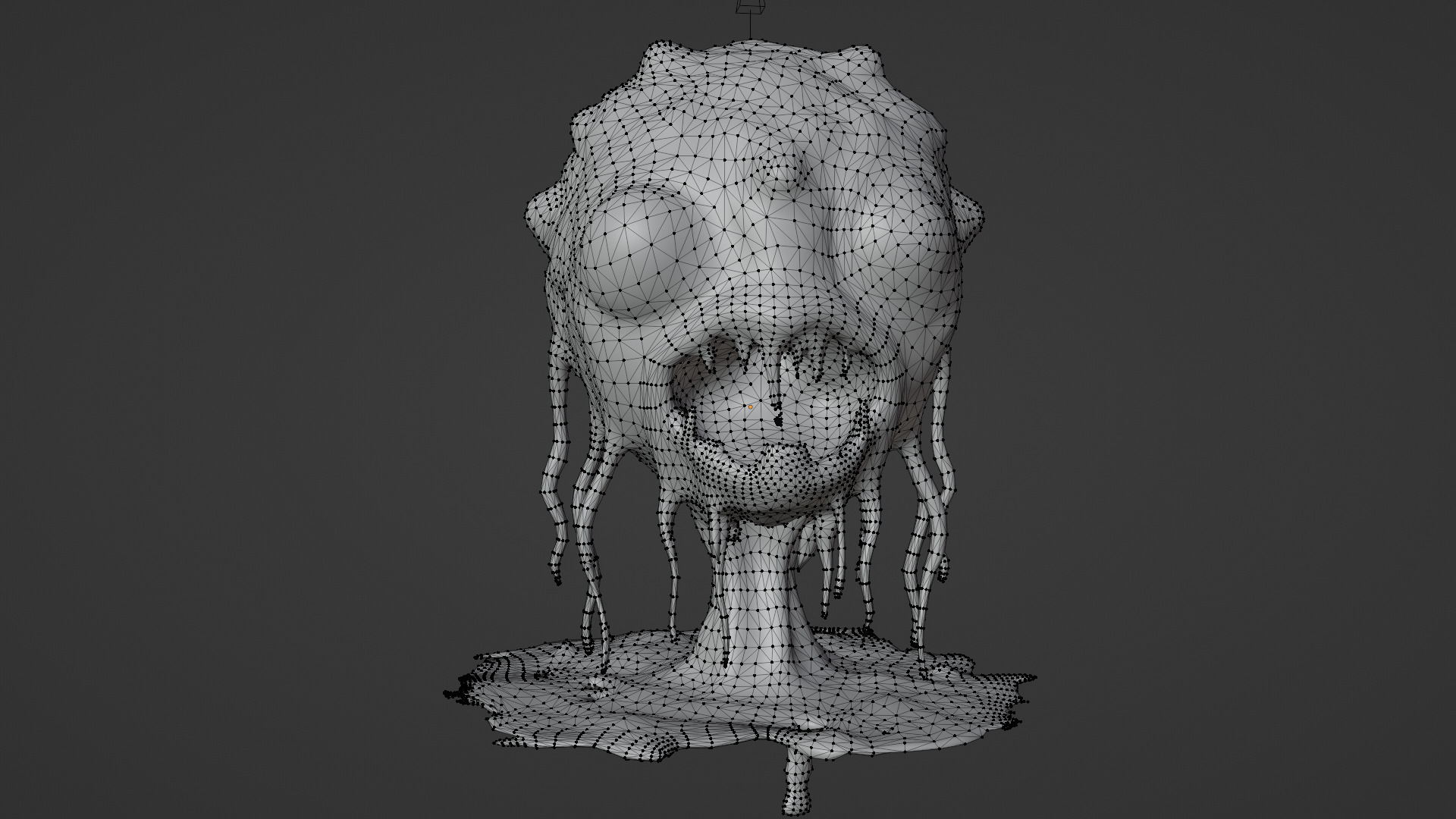 scary creature 05 Low-poly 3D model_6