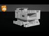 3D low poly Modern House Low-poly 3D model_1