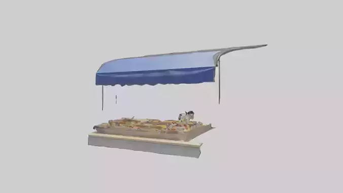 Outdoor Food Stand model