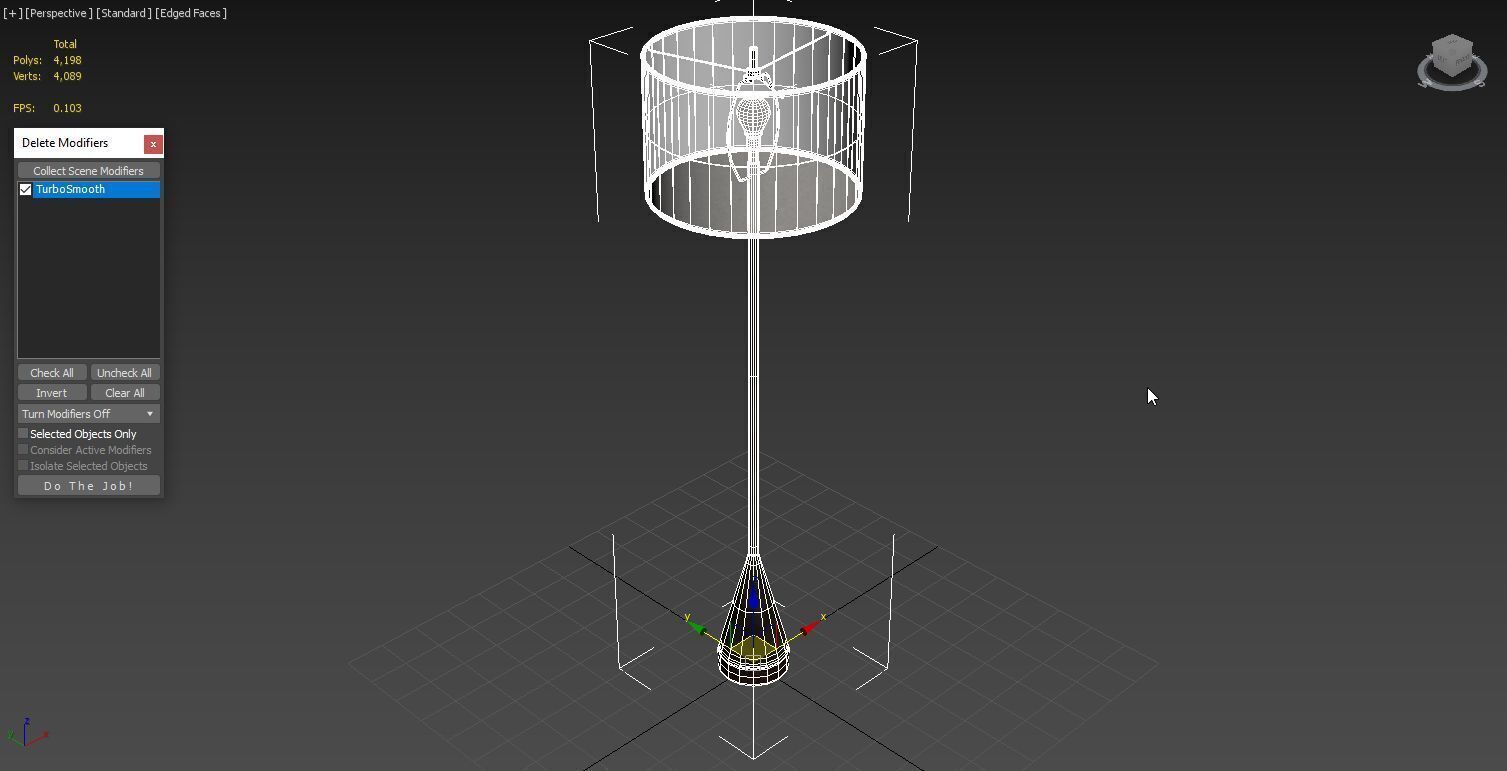 Lacrima Floor Lamp 3D model_7