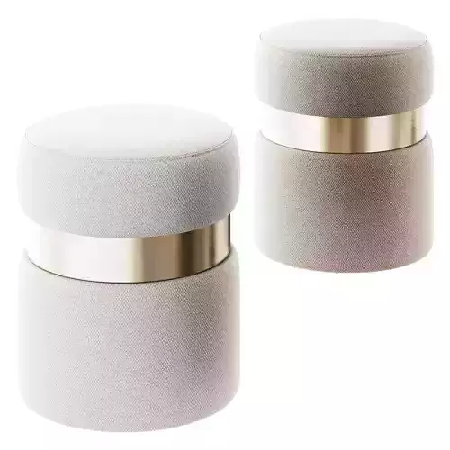 Hailey Ottoman Stool By Meridian Furniture