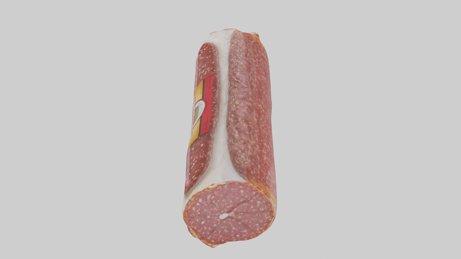 Packaged Salami model Low-poly 3D model_17