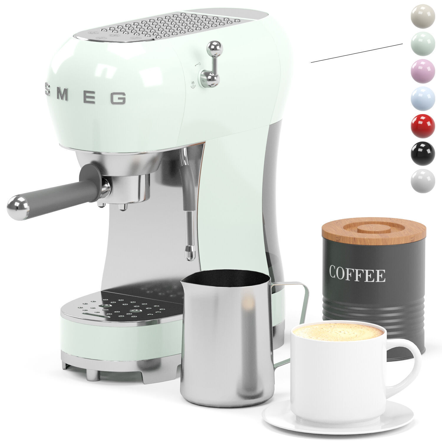 SMEG espresso coffee machine 3D model_3