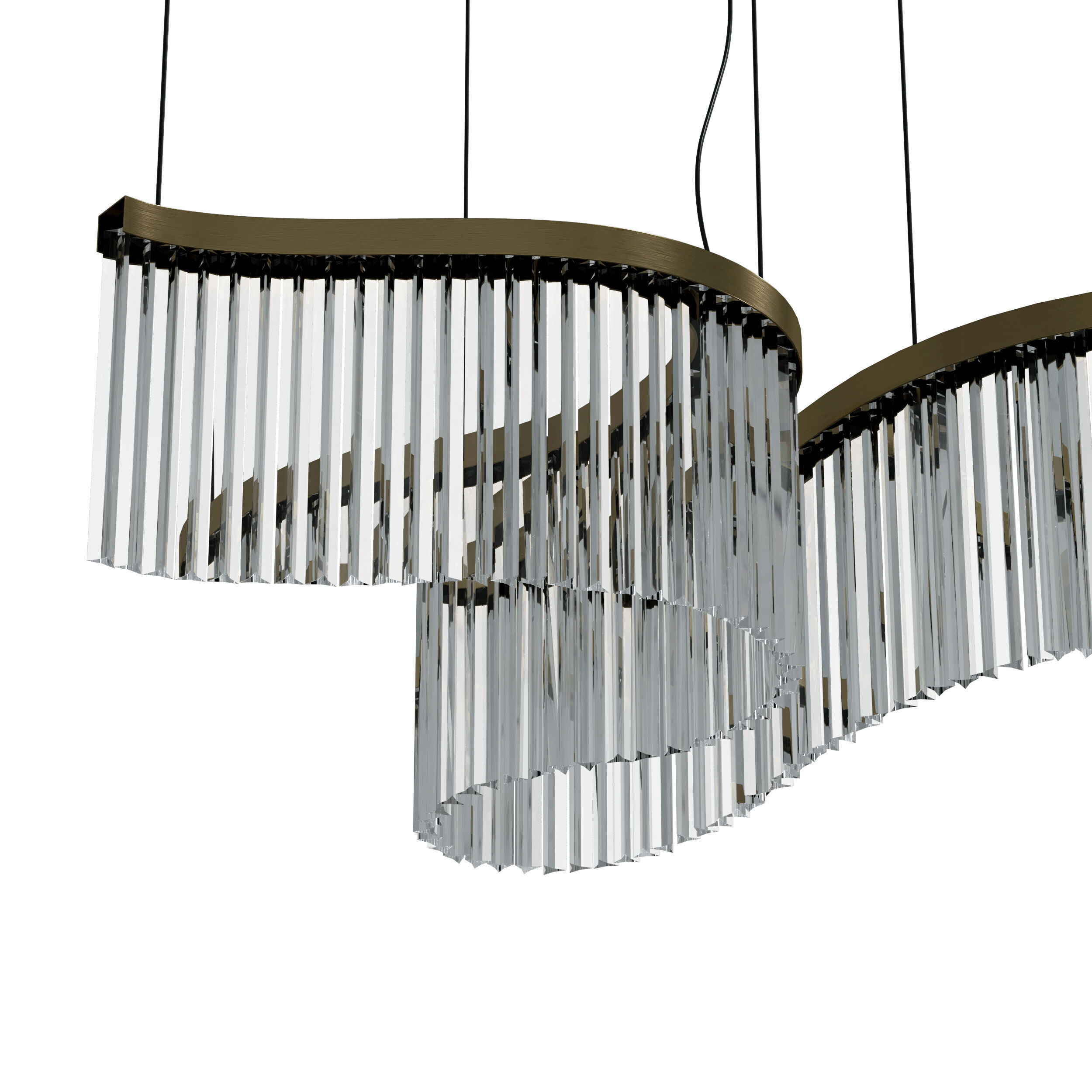 The Parallel Marina Chandelier Low-poly 3D model_2
