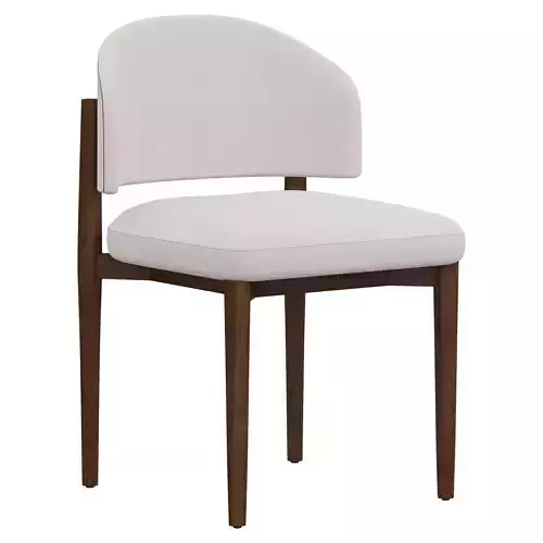 Restoration Hardware Eva Fabric Dining Side Chair 3D model