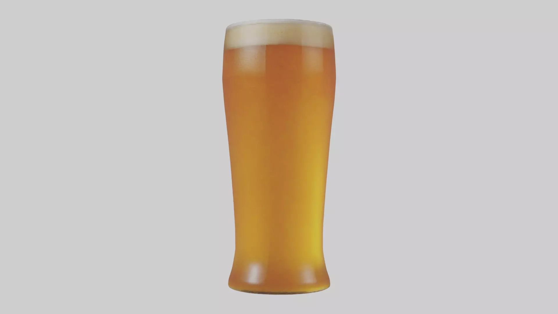 Pale ale beer model Low-poly 3D model_0