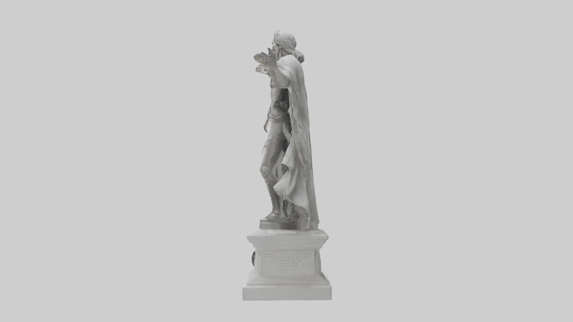 Palladium statue model Low-poly 3D model_12