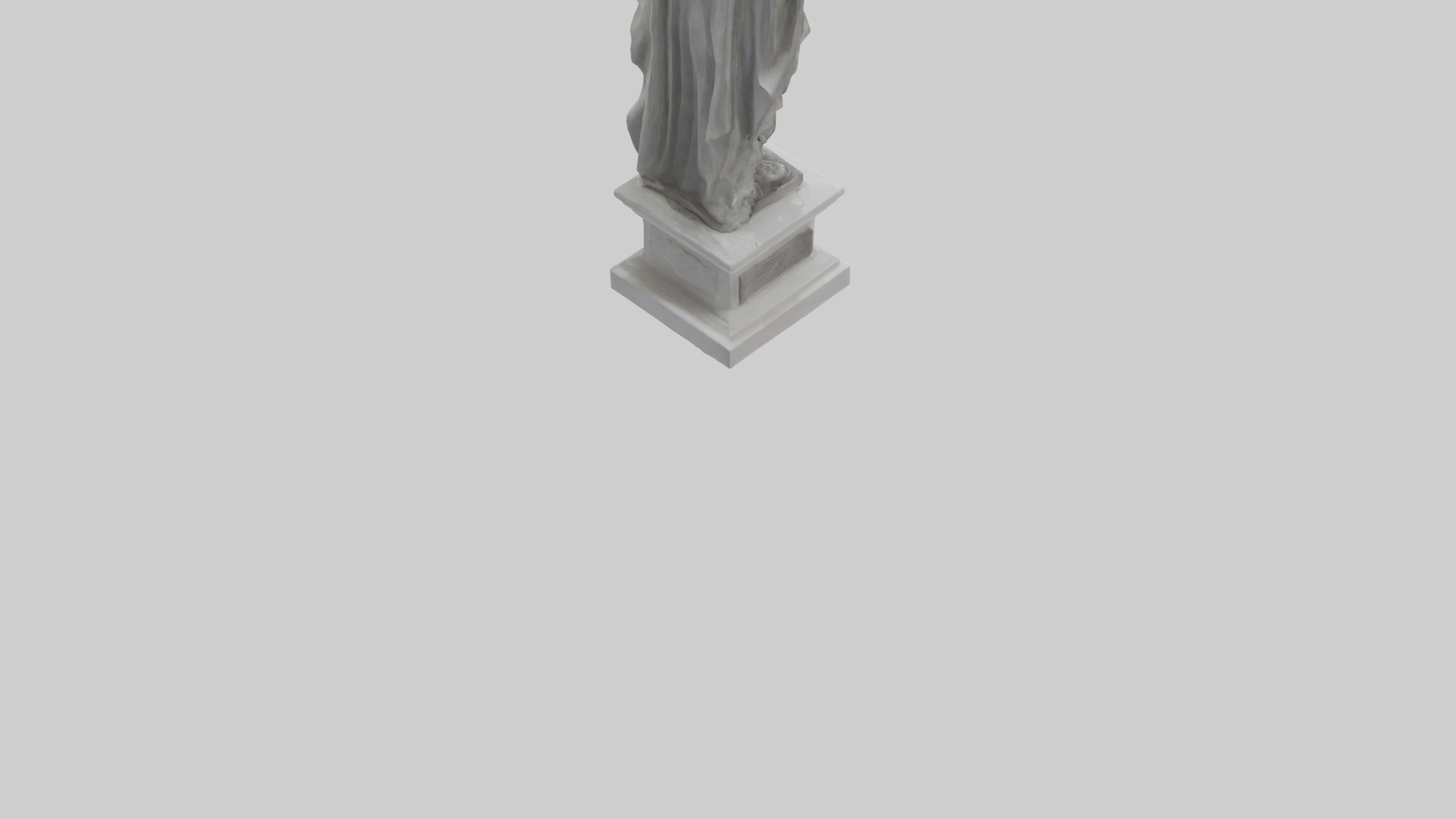 Palladium statue model Low-poly 3D model_4