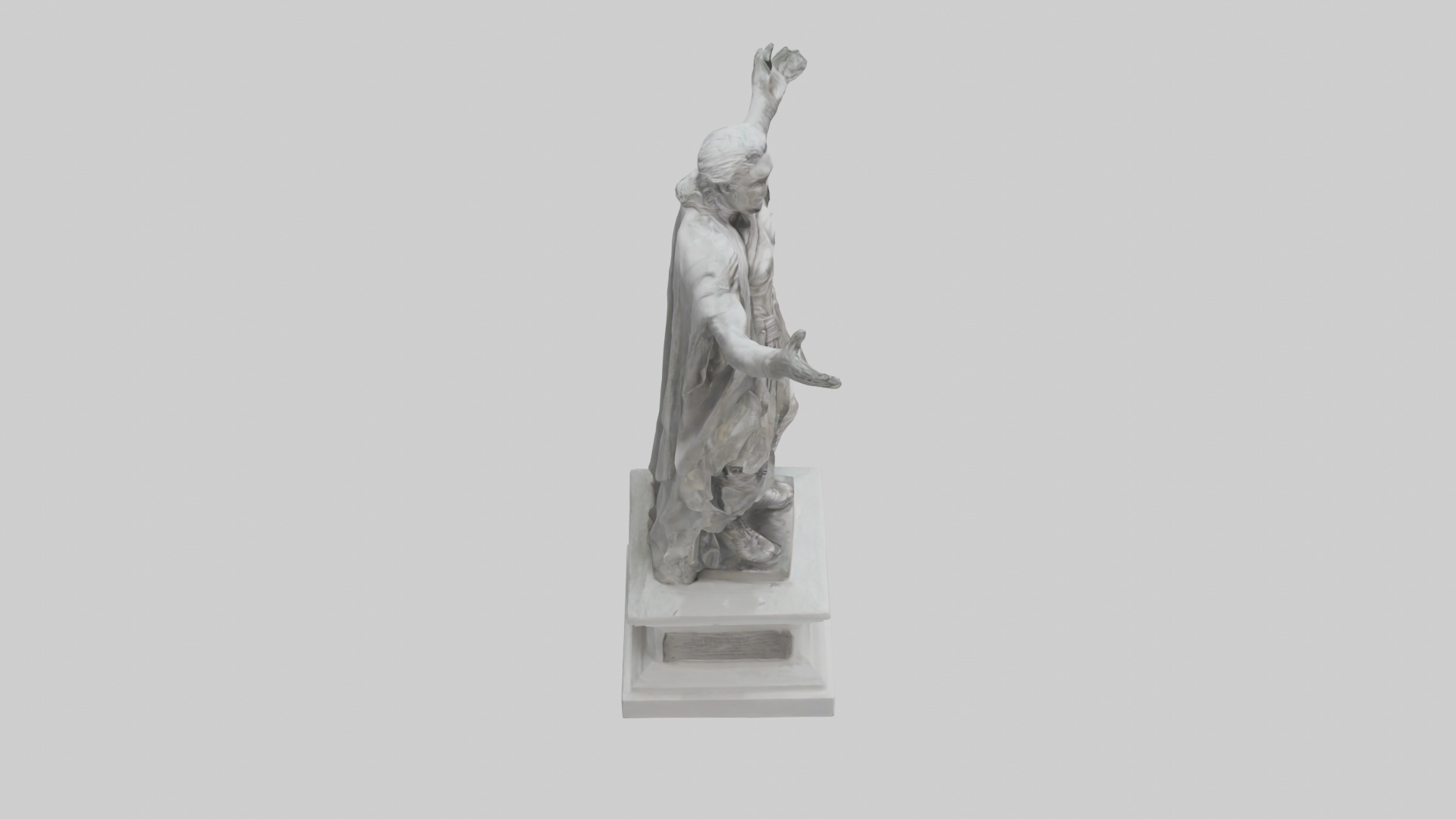 Palladium statue model Low-poly 3D model_18