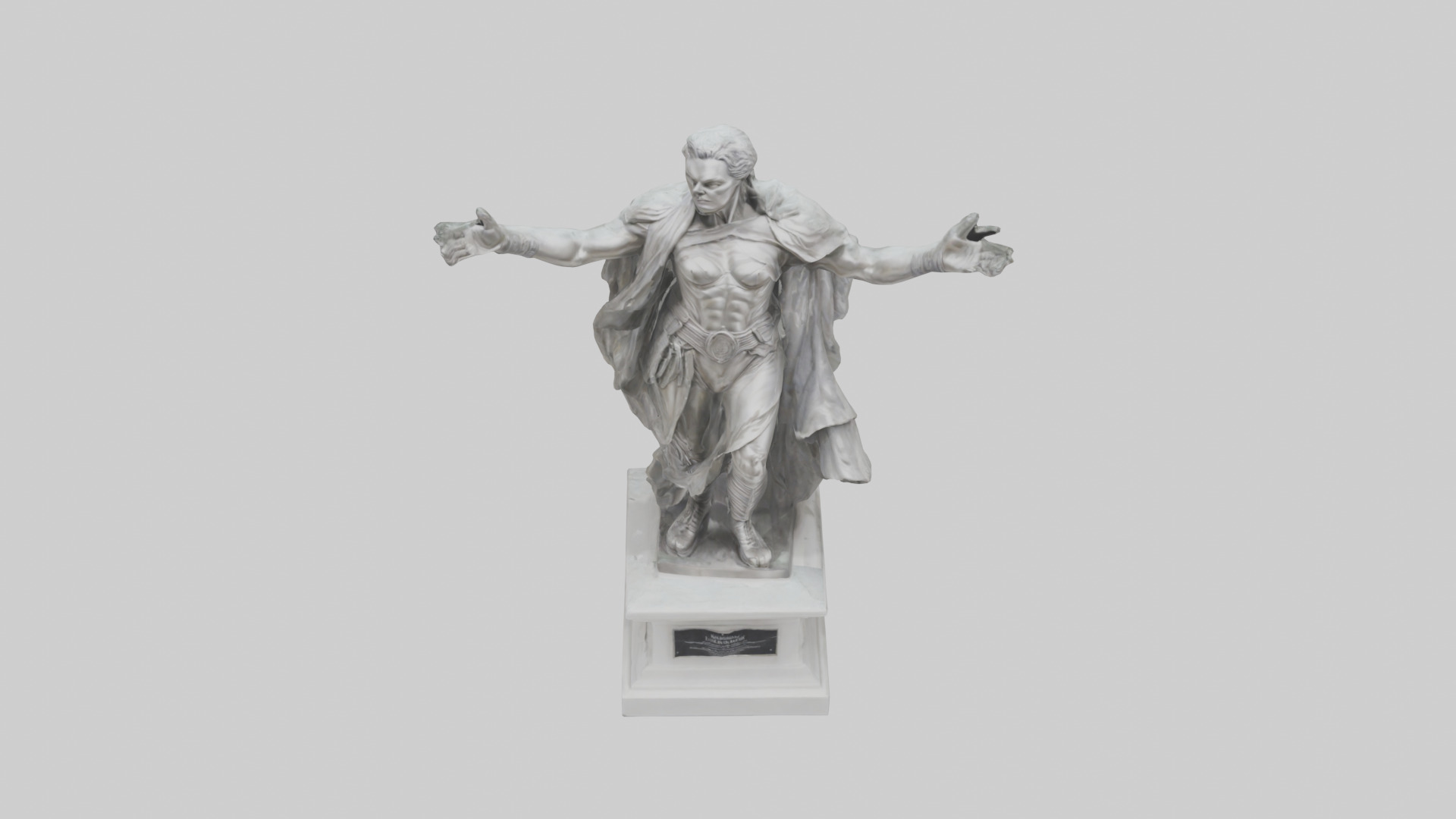 Palladium statue model Low-poly 3D model_16