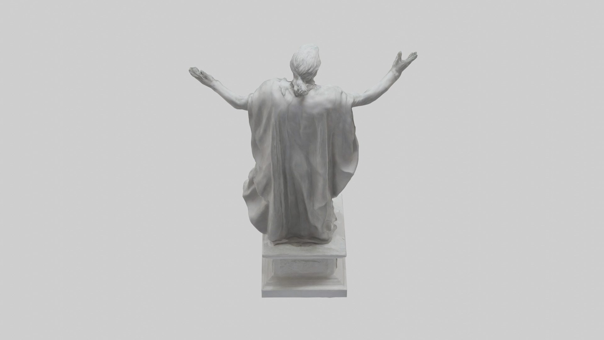 Palladium statue model Low-poly 3D model_15