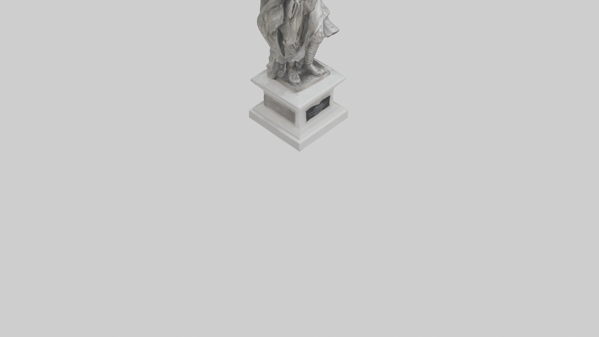 Palladium statue model Low-poly 3D model_6