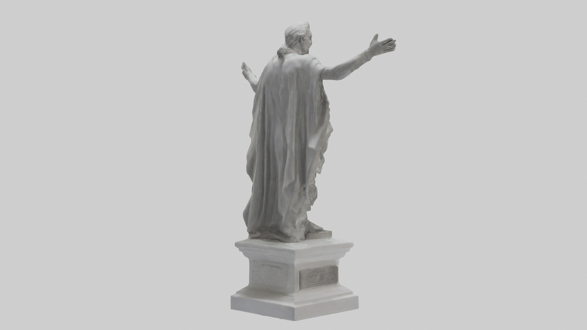 Palladium statue model Low-poly 3D model_2