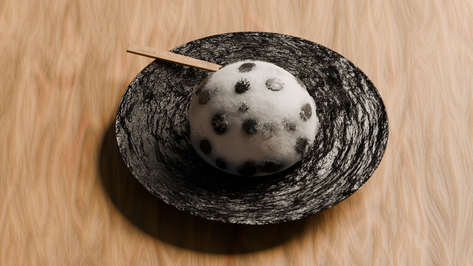 Mame Daifuku Mochi  3D model_1
