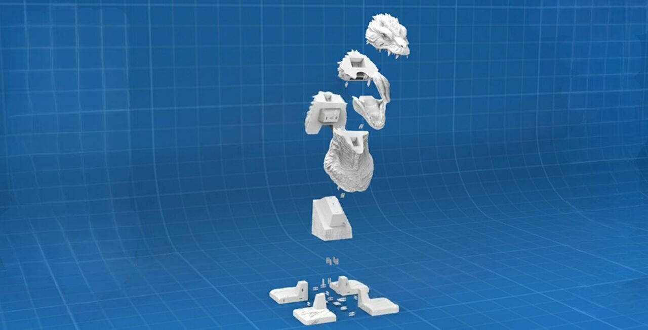 Godzilla 2000 3D print model  -  High-Quality STL Files 3D print model_4