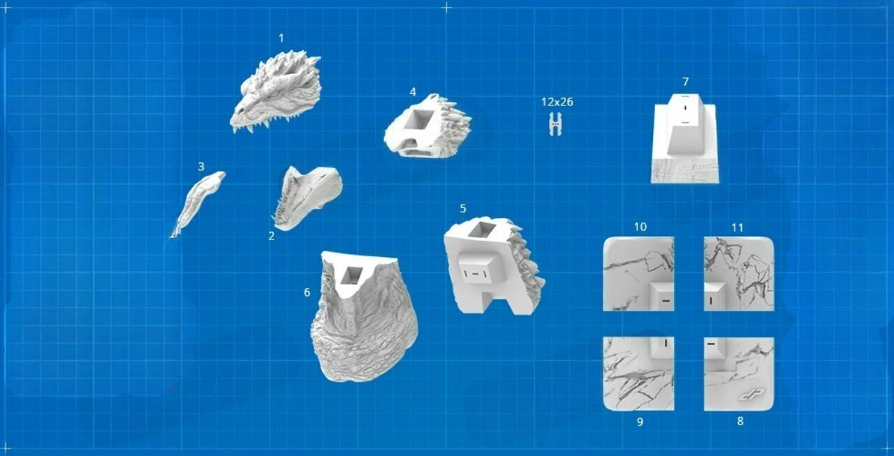 Godzilla 2000 3D print model  -  High-Quality STL Files 3D print model_2