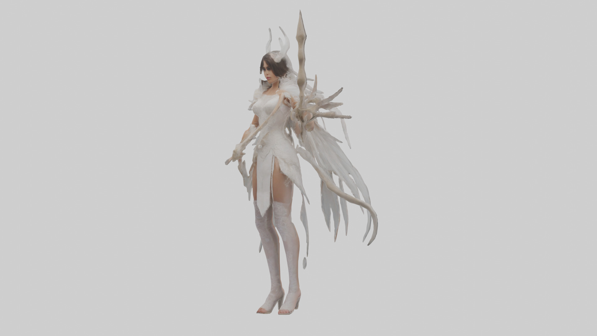 Paloma model Low-poly 3D model_8