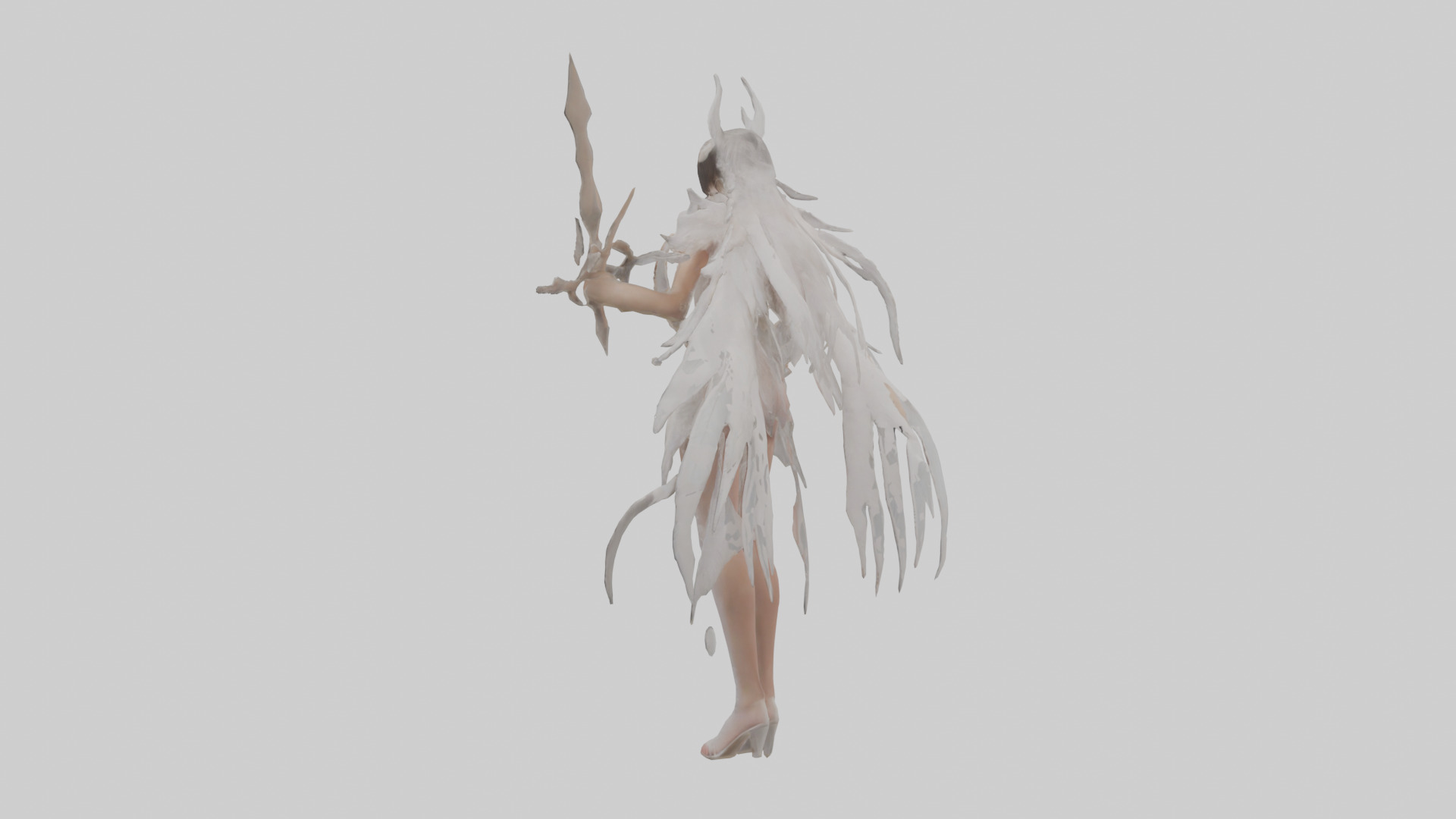 Paloma model Low-poly 3D model_1