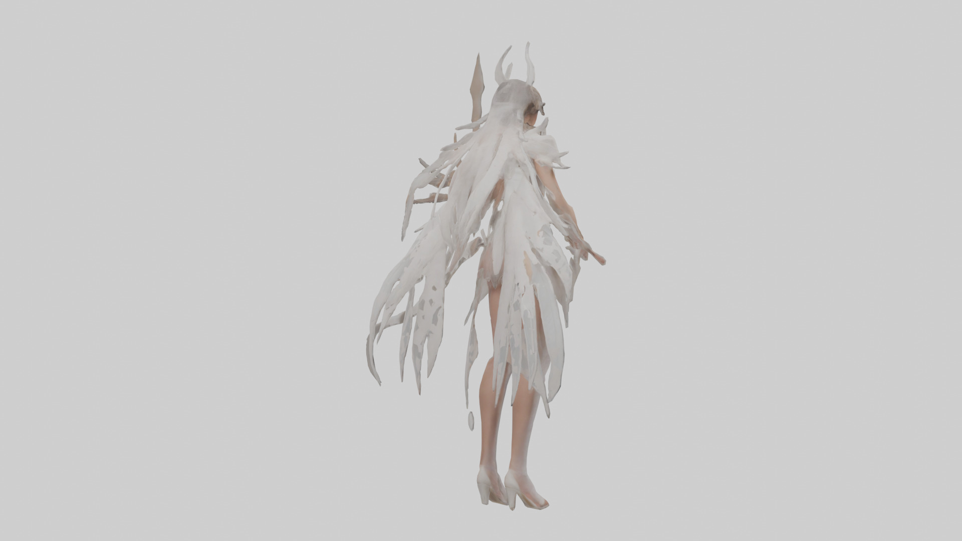 Paloma model Low-poly 3D model_2