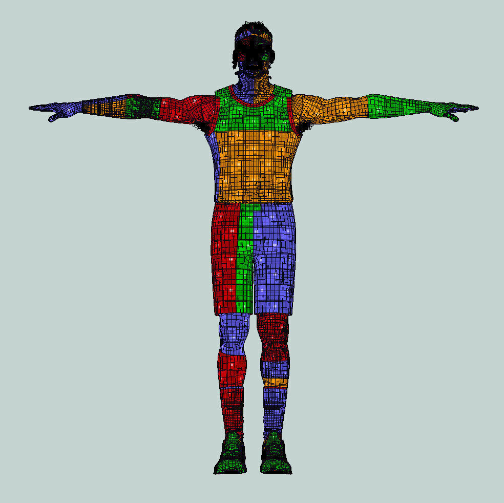 T-P Rigged Jarred Vanderbilt Los Angeles Lakers 3D model_8