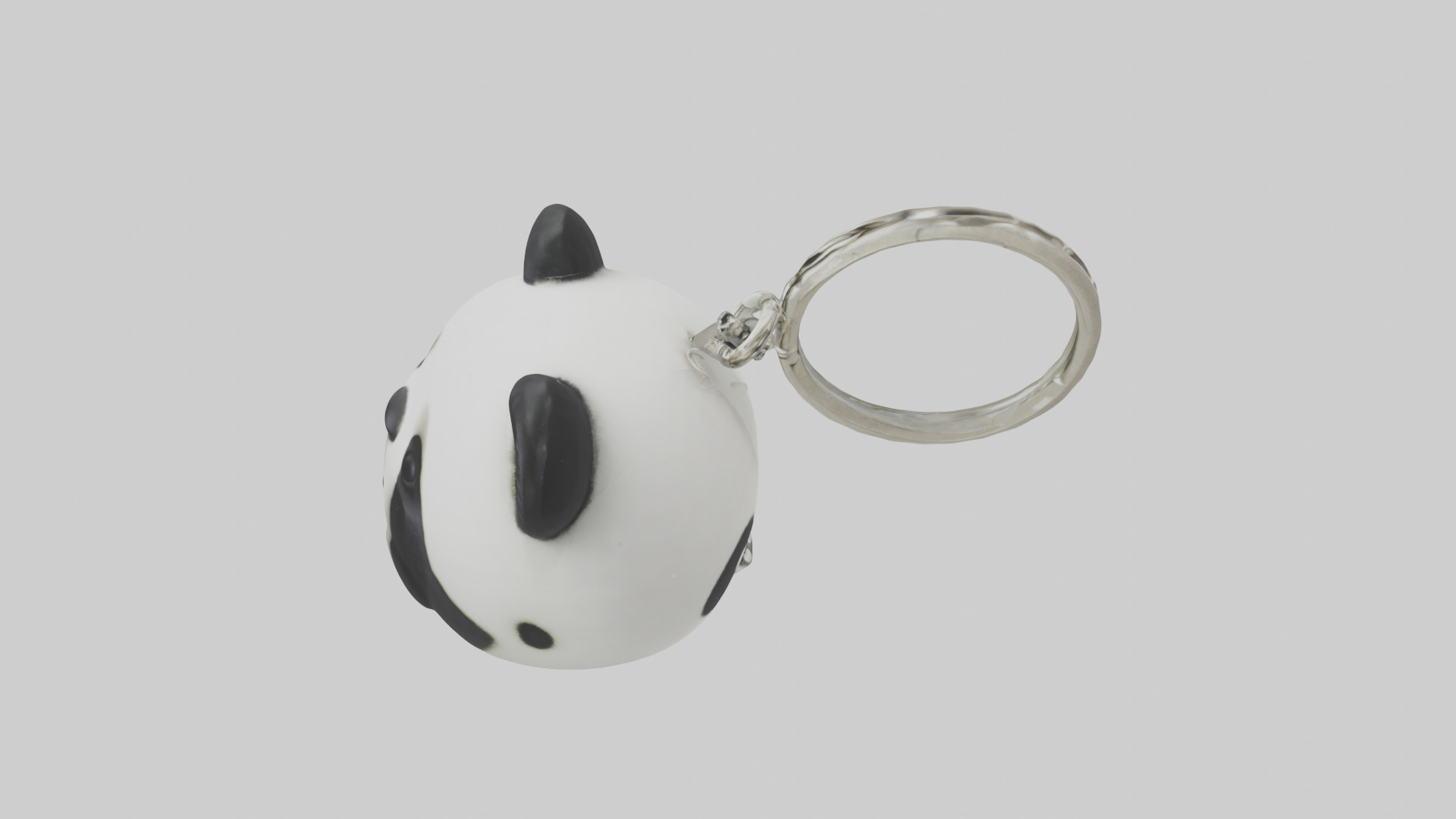 Panda keychain model Low-poly 3D model_17
