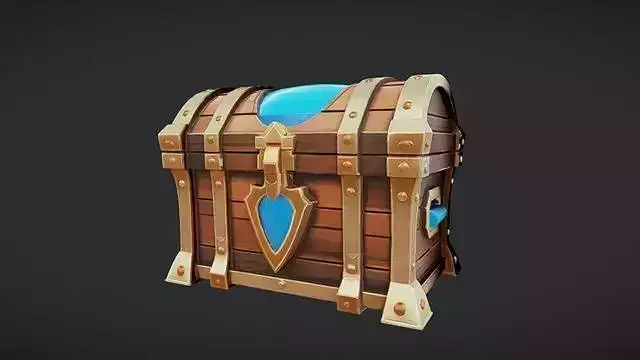 Fantasy treasure chest