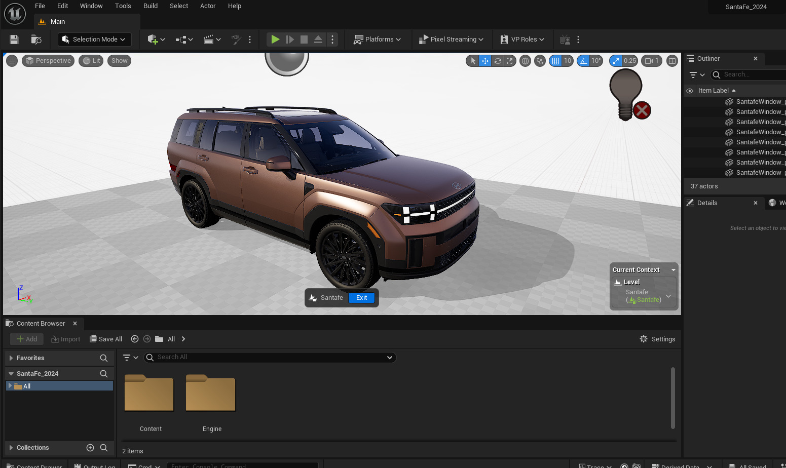 Santa fe 2025 -highres-Vray-Redshift-Unreal- Lightrigs included 3D model_14