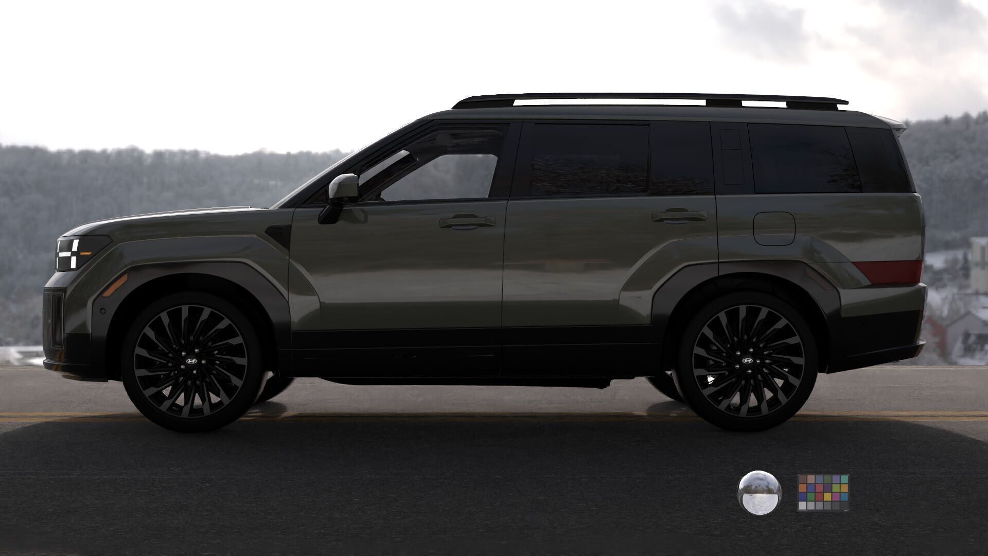 Santa fe 2025 -highres-Vray-Redshift-Unreal- Lightrigs included 3D model_3