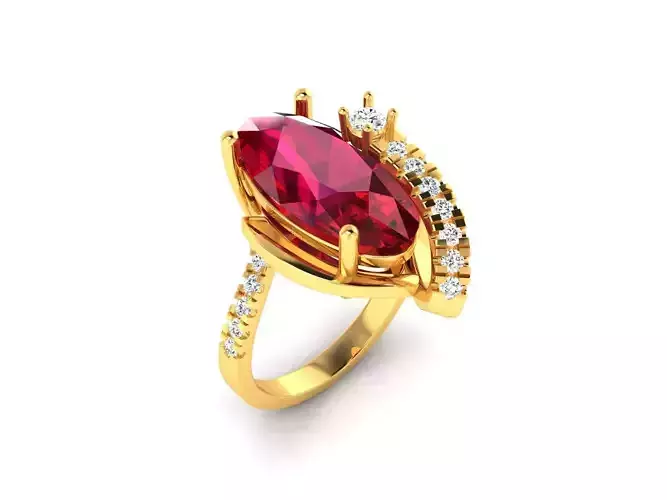 Women Ring  Render 3dm STL OBJ FBX Details