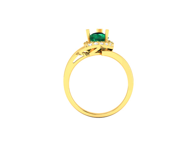 Women Ring  Render 3dm STL OBJ FBX Details 3D print model_13