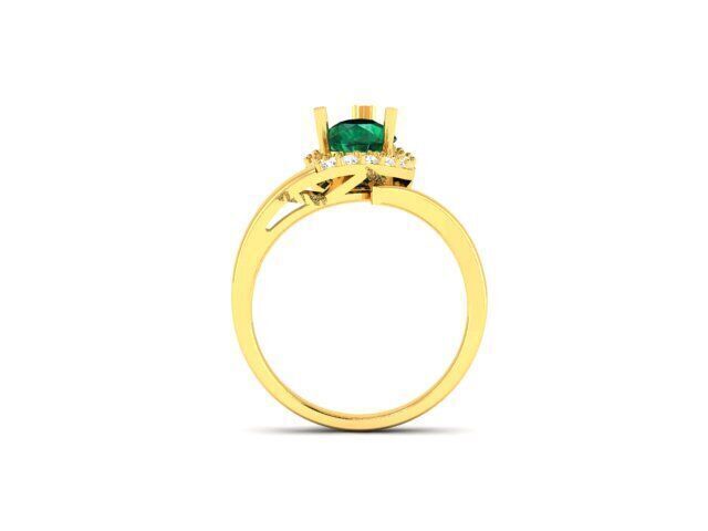 Women Ring  Render 3dm STL OBJ FBX Details 3D print model_12