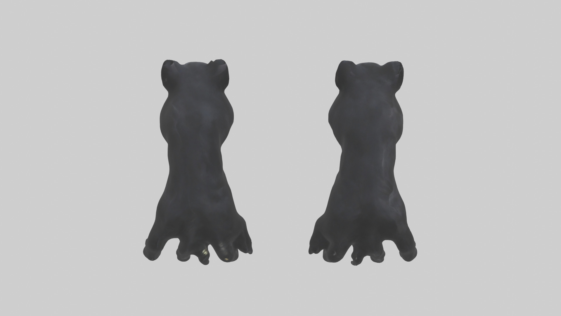Panther Paws Low-poly 3D model_18